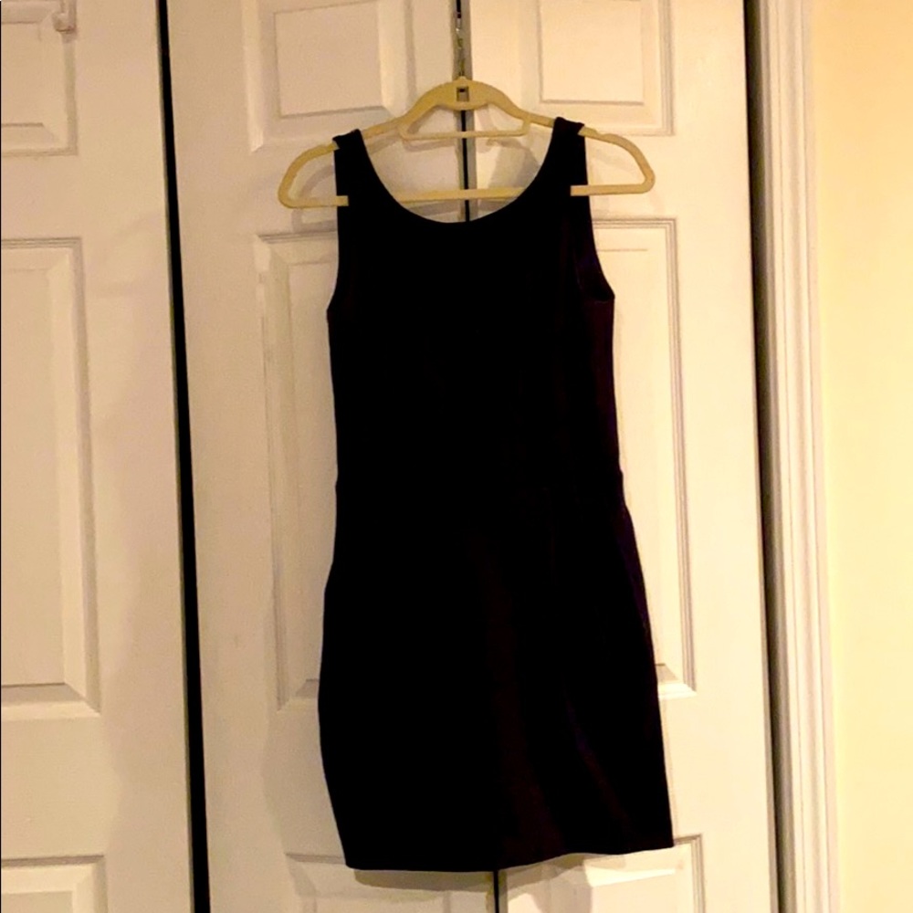 Club Monaco sleeveless navy blue mini dress